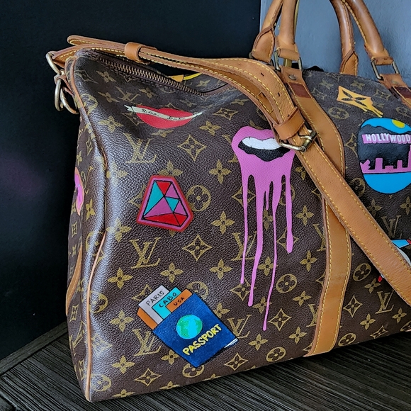 Louis Vuitton Monogram Keepall 55 Travel Bag - Picture 10 of 11